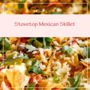 Stovetop Mexican Skillet brought to you by FamilyTymes.org!